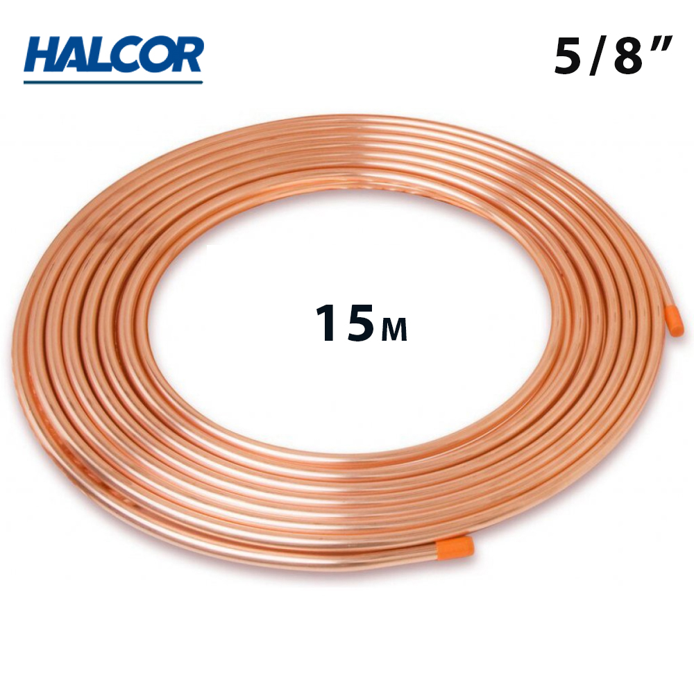 Медная труба 5/8″ (15,88 x 0,89 мм) Греция – отрез 15 метров