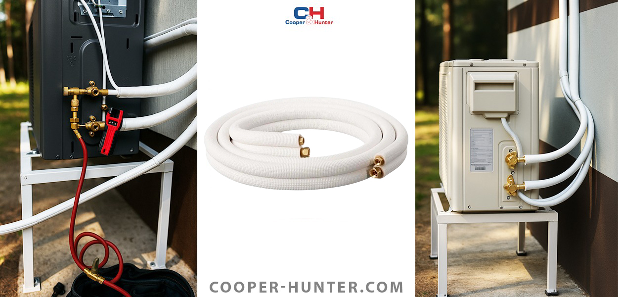 Медная труба в изоляции 3/8″ (9,52 мм) Halcor, длинна 15 м