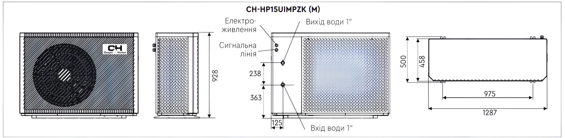 CH-HP09UIMPZK розміри