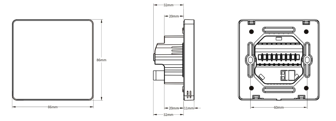 габариты XE73-24/HC1